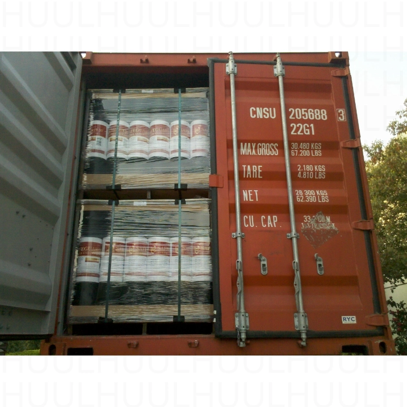 Asphalt shingles container loading and export packing