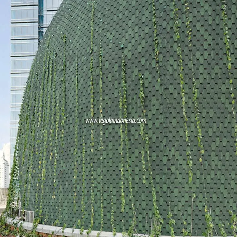 Asian Green Mosaic Asphalt Roofing Shingle