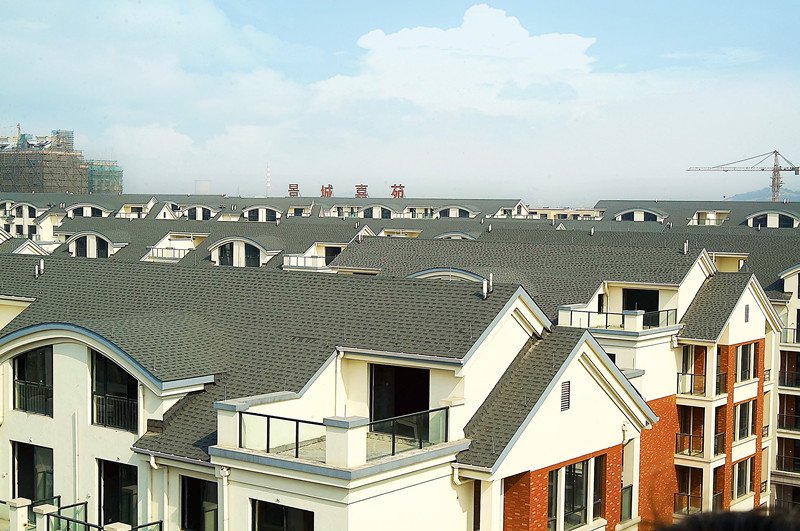 Dark Grey  Laminated  Asphalt Roofing Shingles