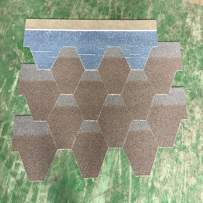 Estilo rústico para cubiertas con tejas Mosaic marrón corteza