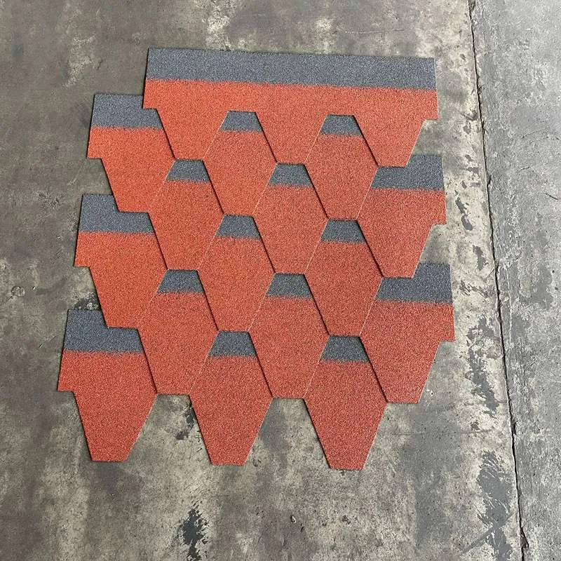 Spanish Red Mosaic Asphalt Roofing Shingle