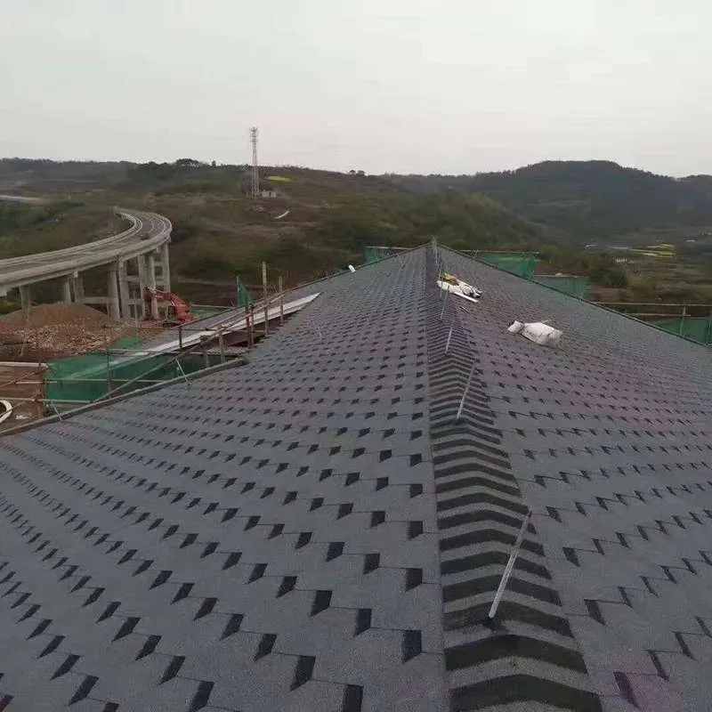 Asian Red Mosaic Asphalt Roofing Shingle
