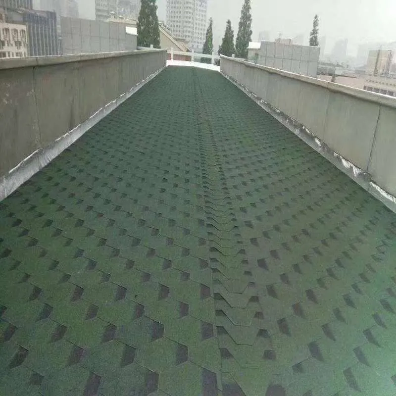 Asian Green Mosaic Asphalt Roofing Shingle