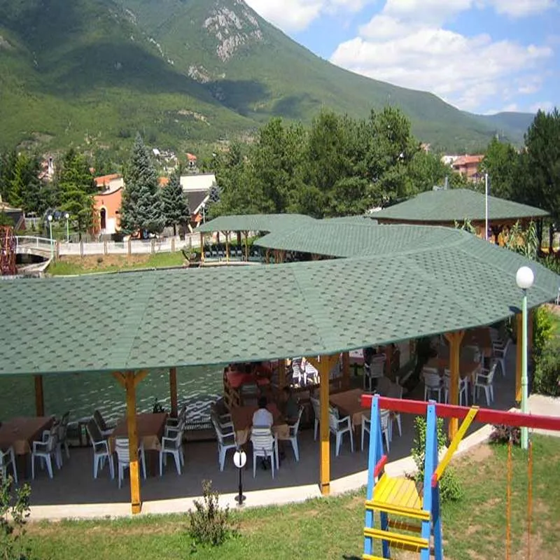 Asian Green Mosaic Asphalt Roofing Shingle