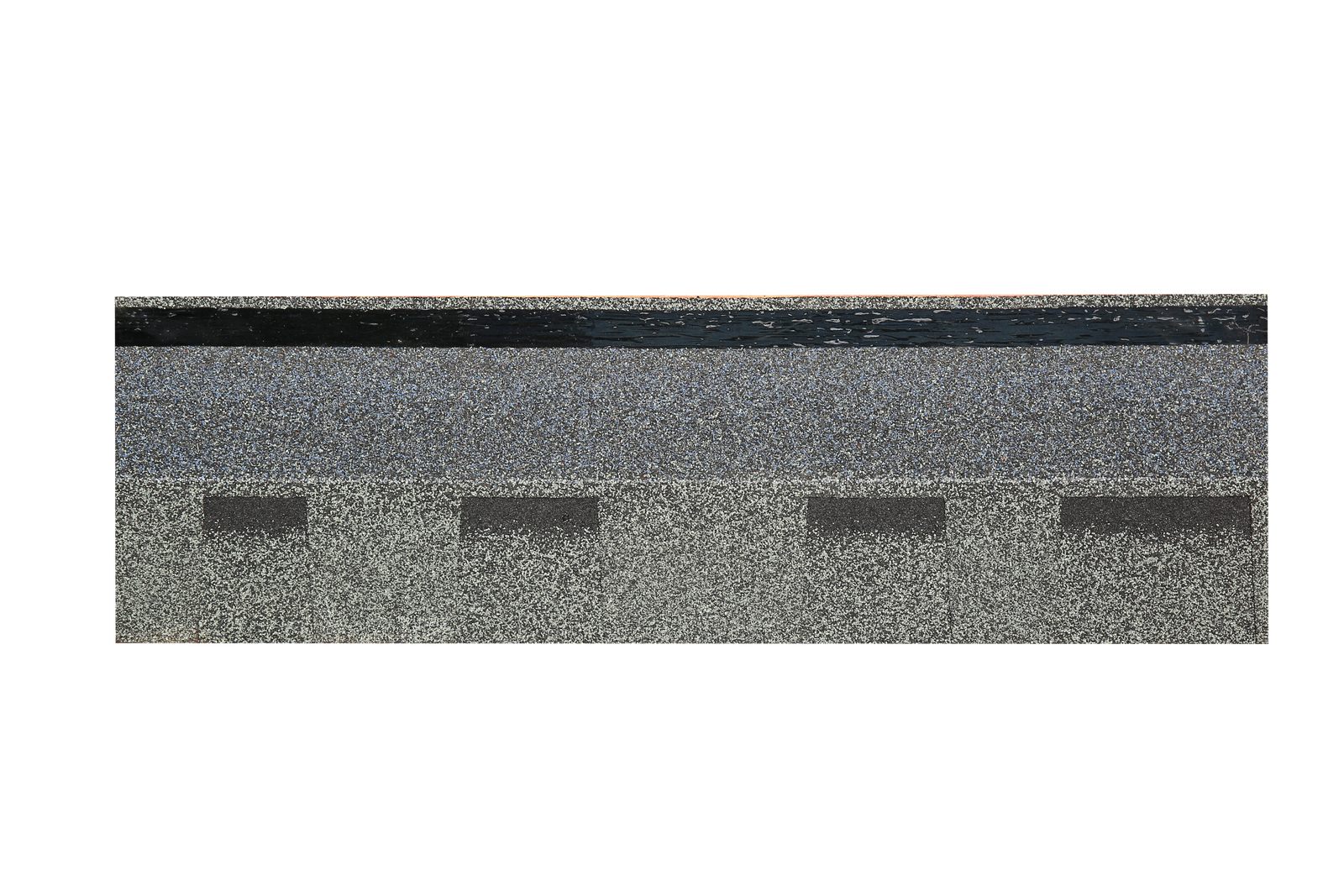 Bardeaux d’asphalte stratifiés gris foncé pour toiture