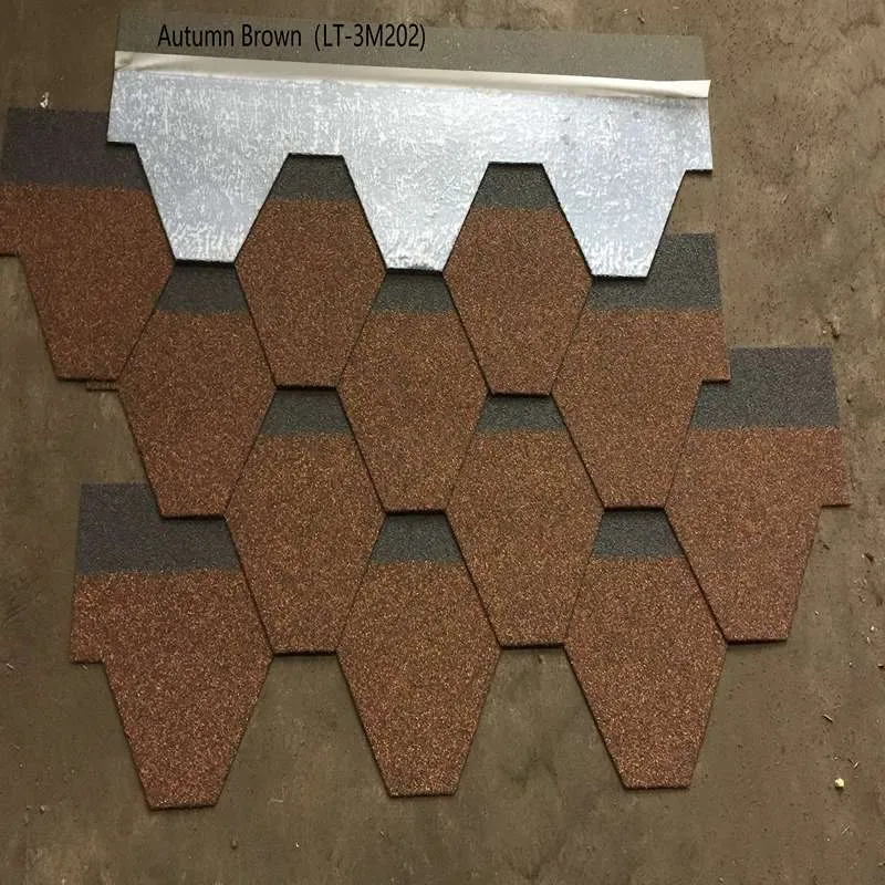 Autumn Brown Mosaic Asphalt Roofing Shingle