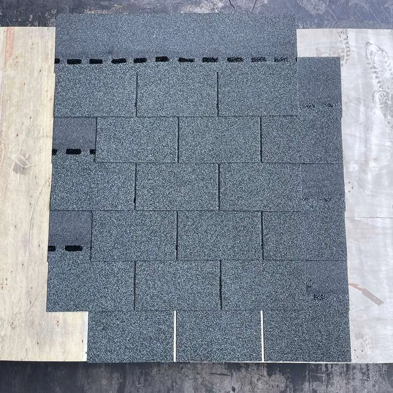 Grey 3-Tab Asphalt Roofing Shingle