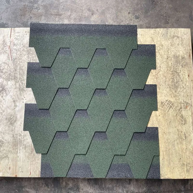Asian Green Mosaic Asphalt Roofing Shingle