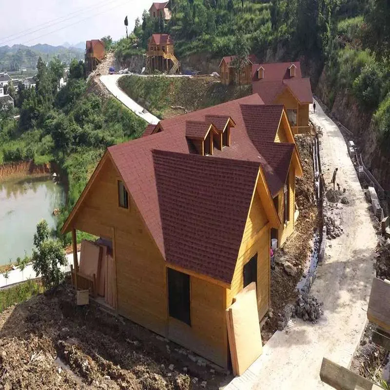 Chinese Red Laminated  Asphalt Roofing Shingles