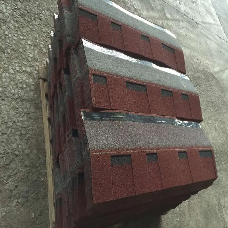 Chinese Red Laminated  Asphalt Roofing Shingles