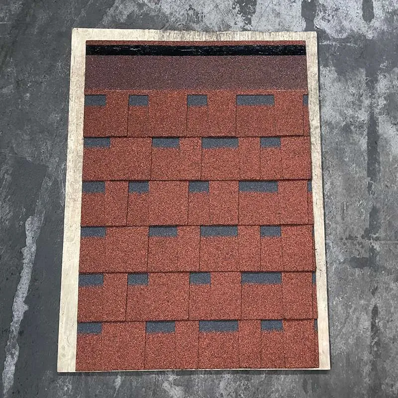 Telhas asfálticas laminadas terracota para cobertura