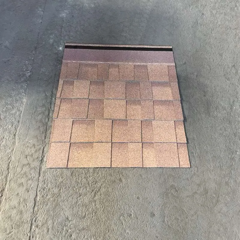 Bardeaux d’asphalte stratifiés beige désert pour toiture