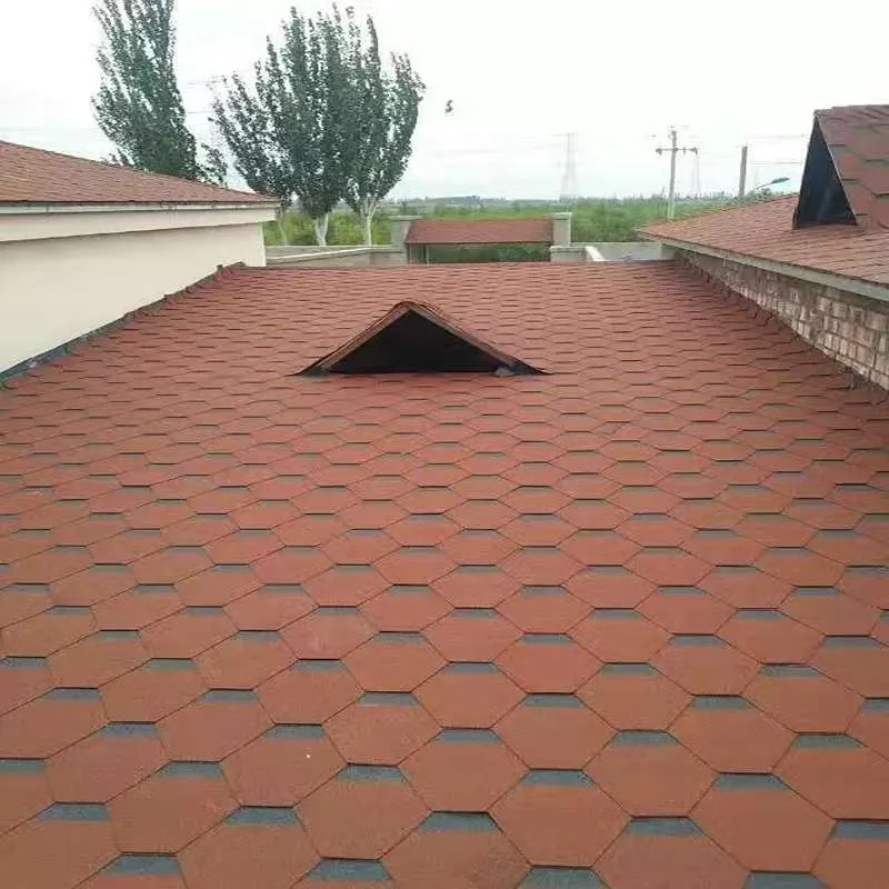 Spanish Red Mosaic Asphalt Roofing Shingle