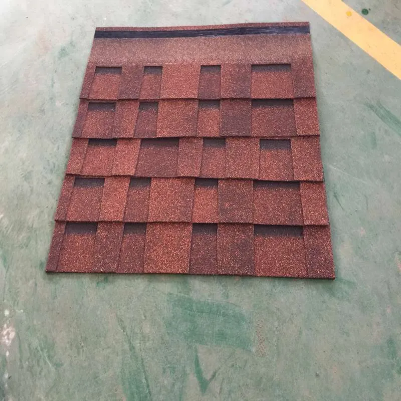 Telhas asfálticas laminadas terracota para cobertura