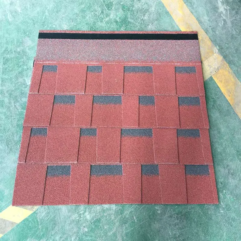 Chinese Red Laminated  Asphalt Roofing Shingles