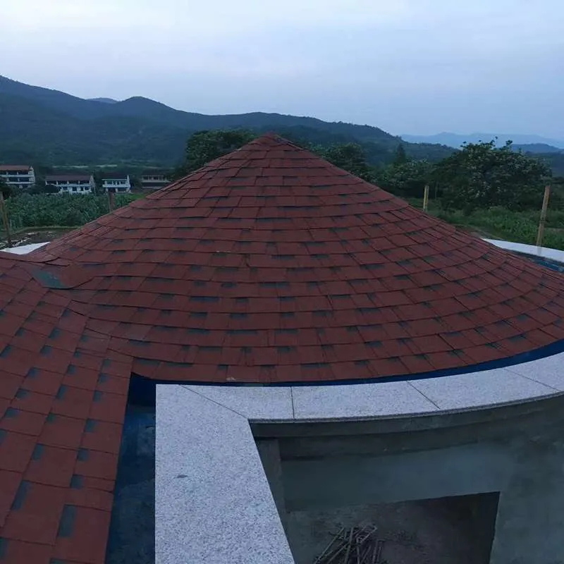 Chinese Red Laminated  Asphalt Roofing Shingles
