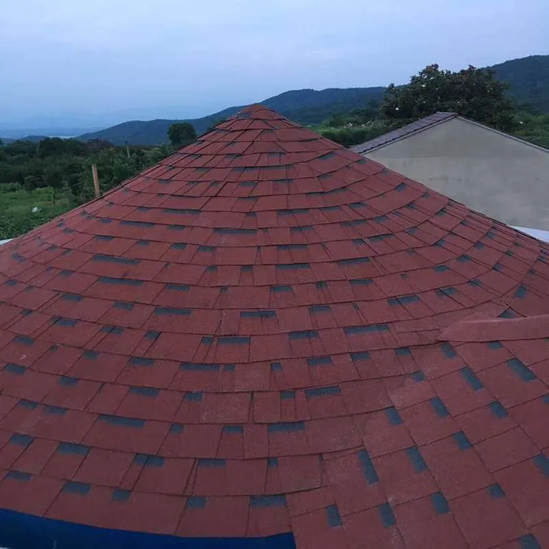 Chinese Red Laminated  Asphalt Roofing Shingles