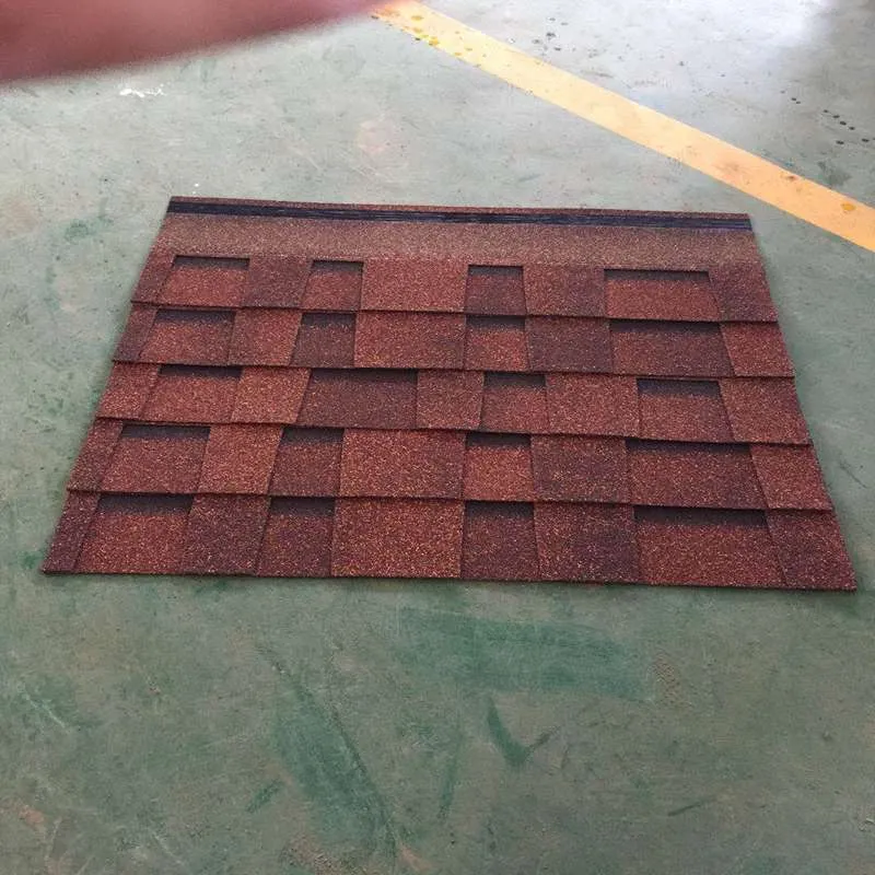 Telhas asfálticas laminadas terracota para cobertura