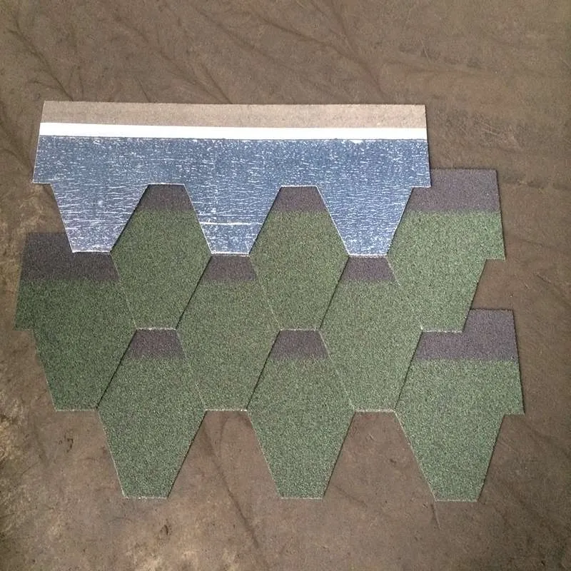 Asian Green Mosaic Asphalt Roofing Shingle