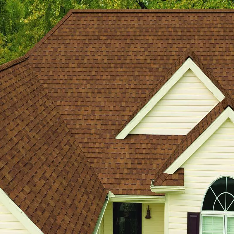 Bardeaux d’asphalte stratifiés beige désert pour toiture