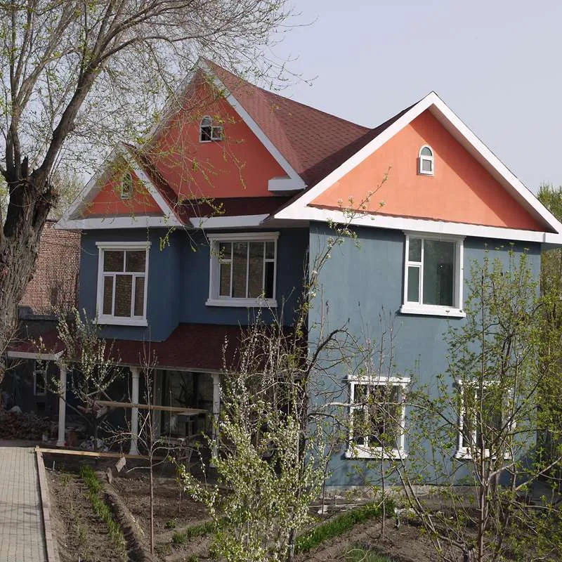 Asian Red Mosaic Asphalt Roofing Shingle