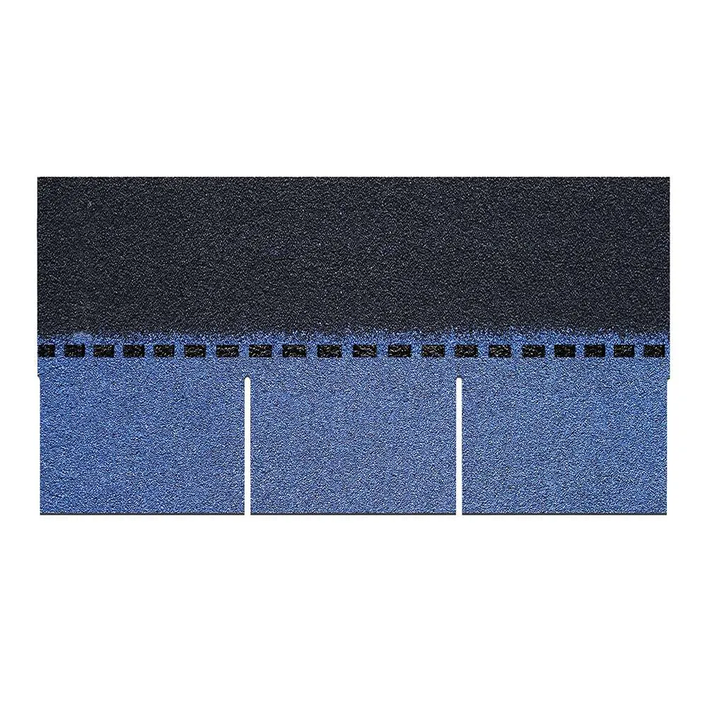 Bardeaux d’asphalte bleu bijou à trois pattes pour toiture