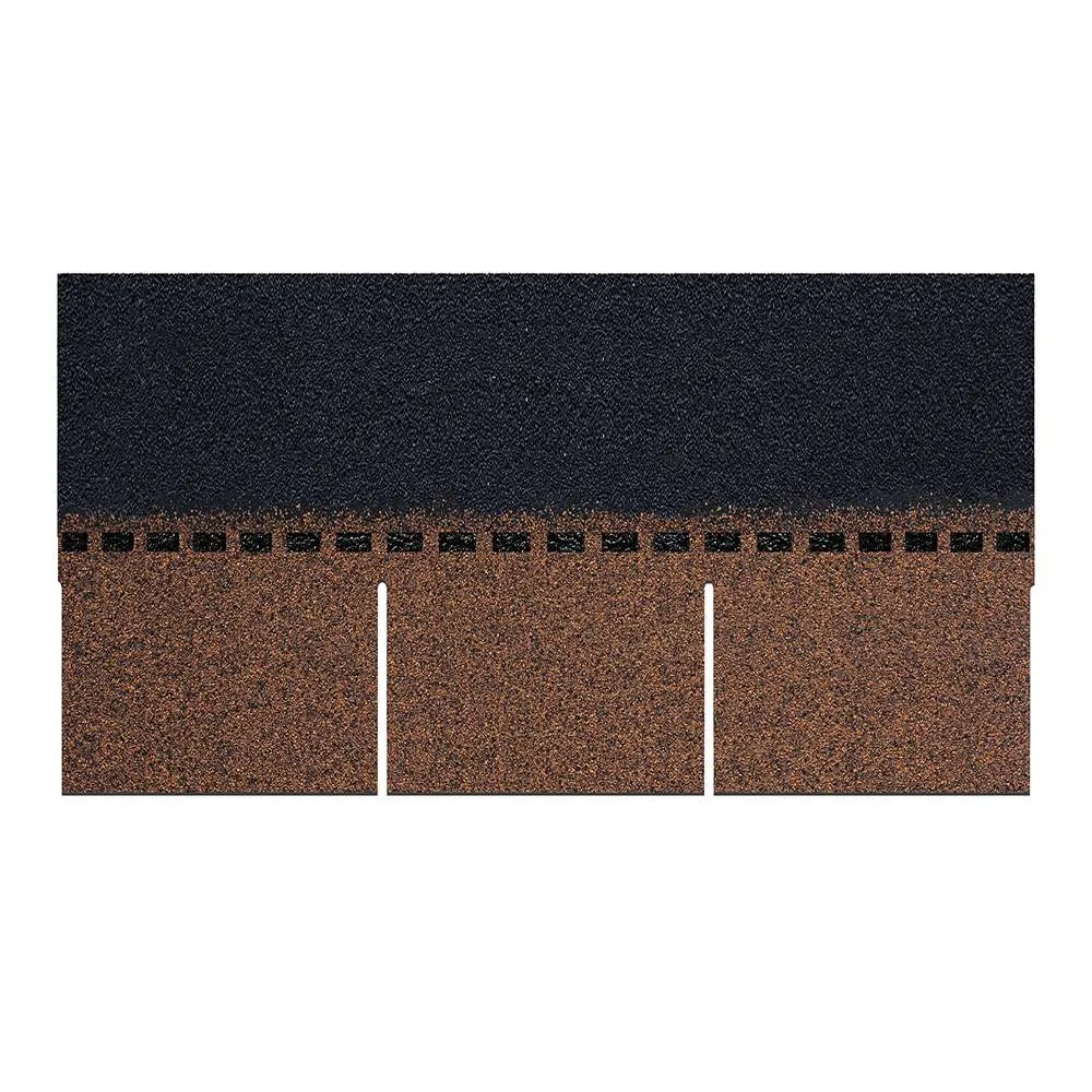 Light Brown 3-Tab Asphalt Roofing Shingle