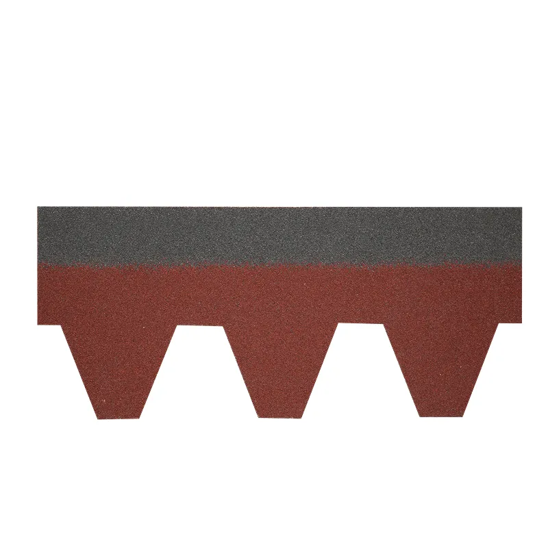 Chinese Red Mosaic Asphalt Roofing Shingle