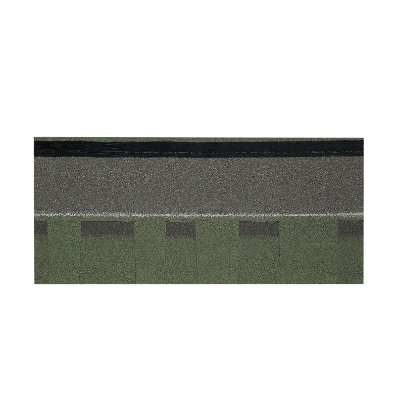 Bardeaux d’asphalte laminés verts pour toiture