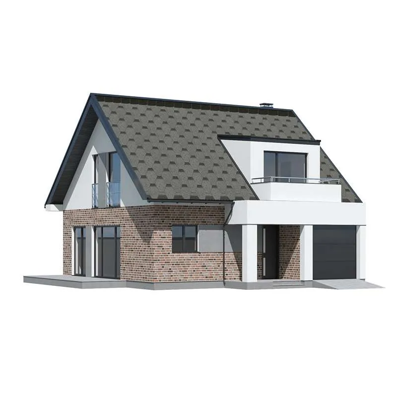 Bardeaux d’asphalte mosaïque gris Estate pour toiture