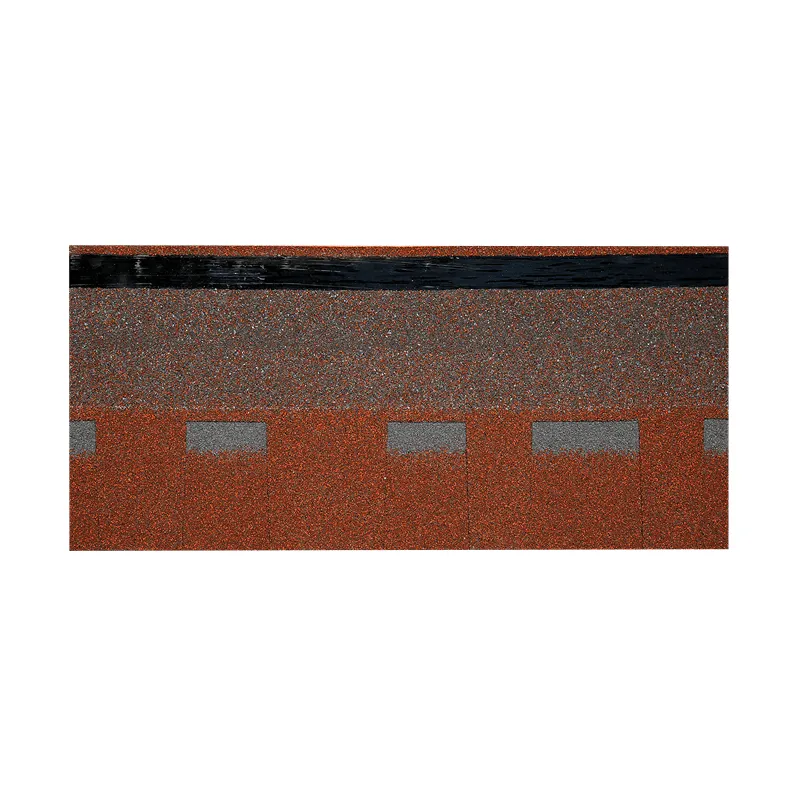 Telhas asfálticas laminadas terracota para cobertura