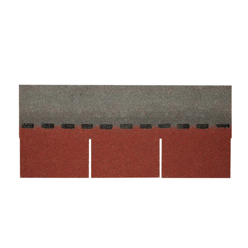 Red 3-Tab Asphalt Roofing Shingle