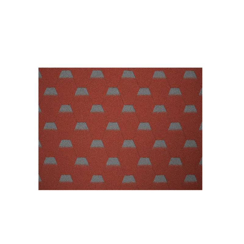 Spanish Red Mosaic Asphalt Roofing Shingle